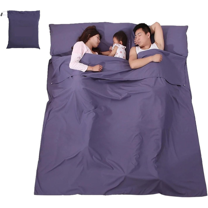 GIJMZY Sleeping Bag Liner Lightweight Sleeping Bag Liner Sleeping Bag Outdoor Camping Hotel Travel Sheet