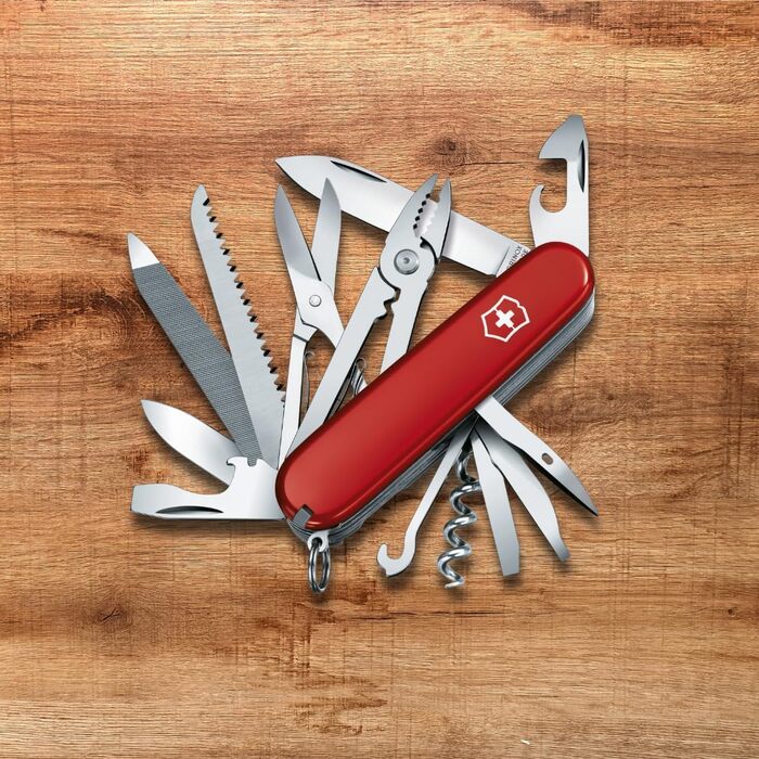 Мультитул Victorinox Handyman: 24 функції, ніж, відкривачка для консервів та корка, Швейцарський  ніж