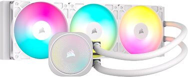 Система водяного охолодження Corsair Nautilus 360 RS для CPU – 360 мм AIO, тиха, з підсвічуванням ARGB, сумісна з Intel LGA 1851/1700, AMD AM5/AM4