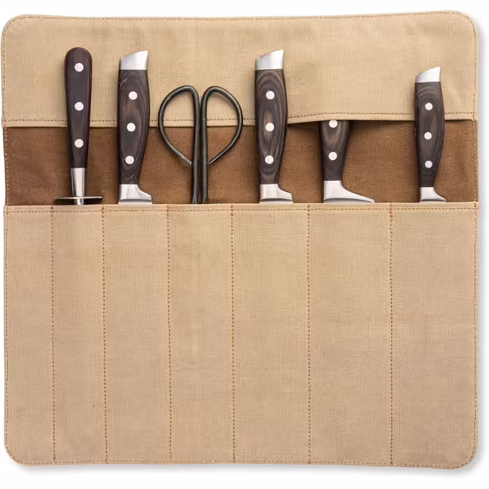 Chef's Knife Bag Leather - Genuine Leather Chef's Knife Roll Large – Knife Bag Chef's Knife Lockable - Chef's Bag Sam
