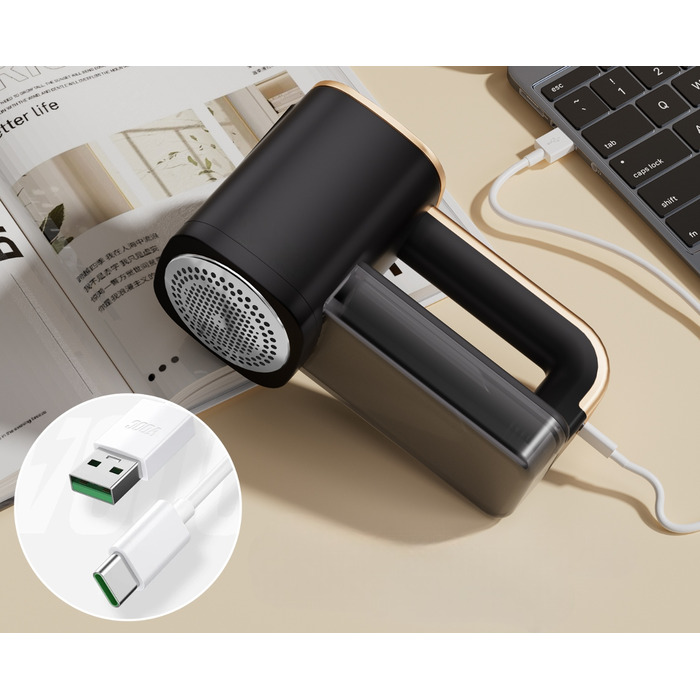 Потужна велика машинка для видалення ковтунів з підсвіткою для одягу, светрів та оббивки диванів