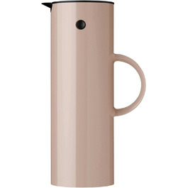 Термос Stelton EM77 - 1 л, з подвійними стінками, для гарячих/холодних напоїв, з скляною вставкою, магнітним затвором, гвинтовою кришкою, вінтажний дизайн (Heather)