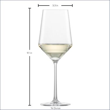 Schott Zwiesel Pure Wine Glass Set, Clear, 6-Piece