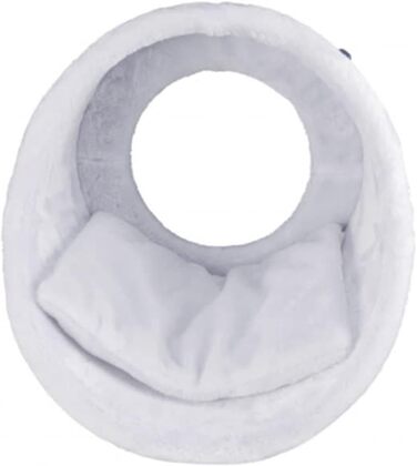 Тріксі 43144 Гірчична печера для радіатора, кругла, діаметр 38 × 34 см, білий/сірий колір