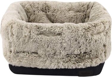 Ліжко-сумка Nobby Enda, чорний/бежевий, 45 x 45 x 40/20 см, 1 шт.