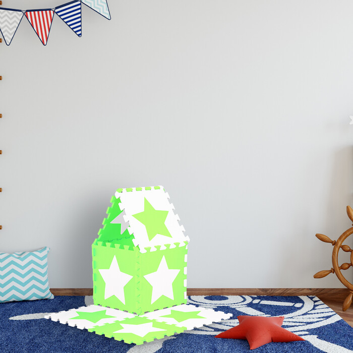 Relaxdays Puzzle Mat Stars