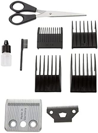 Машинка для стрижки собак Wahl 1400, комплект для догляду, чорна