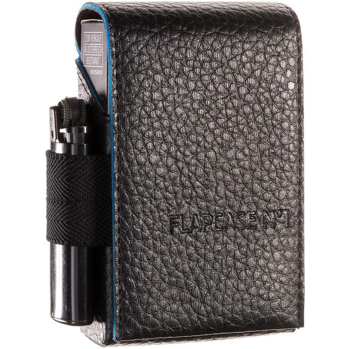 FLAPCASE No. 1 • Brown Club • Designer Cigarette Case, Made in Austria, Vegan Leather Cigarette Box for 19, 20, 21 Cigarette Packs, regular King-Size