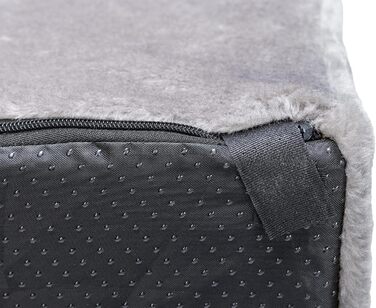 Karlie Easy Step сходинки для собак, аксесуар для собак, плюш/дерево - (Світло-сірий, 40x39x30 см)