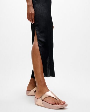 Сандалі жіночі Fitflop Lulu з шкіри, рожево-золотисті, розмір 39 EU