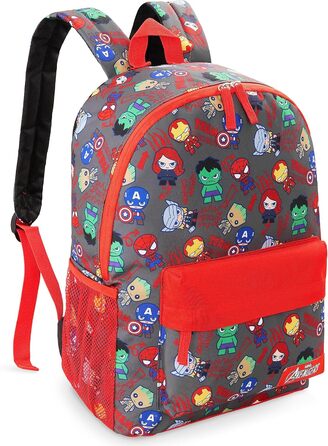 Дитячий рюкзак Marvel Spiderman з дизайном The Avengers, Iron Man та іншими героями. Ідеальний для школи та як подарунок (40x30x16cm)