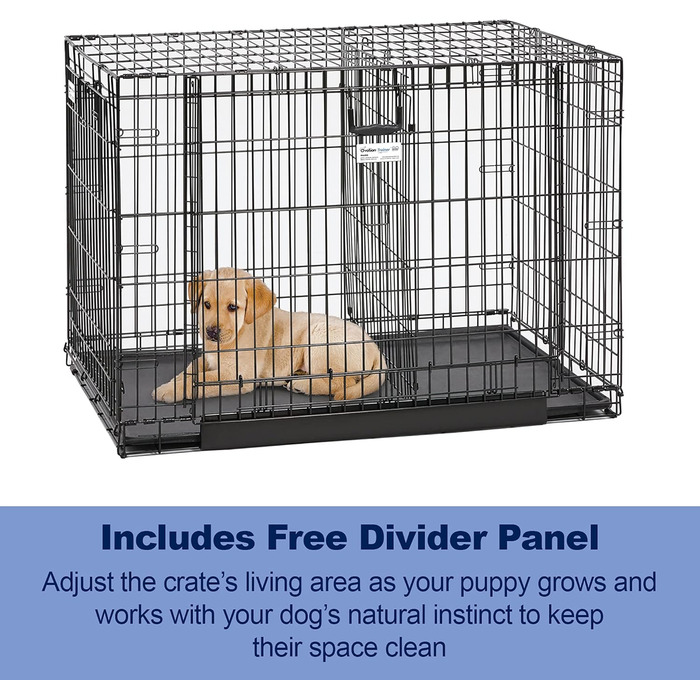 Кія MidWest Homes for Pets Ovation 1924 - переносна будка для собак, чорна, з перегородкою, для маленьких порід, 61х74х78 см