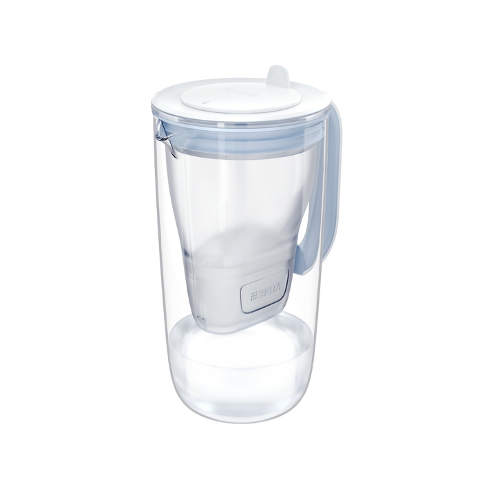 Скляний фільтр-відстоювач BRITA Glass + 1 фільтр Pure Performance та 2 фільтри Hard Water