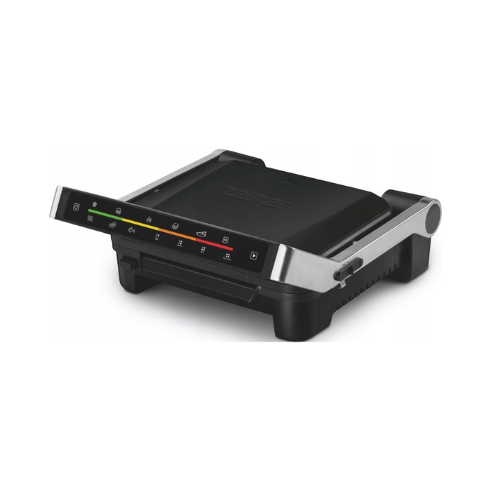 Електричний контактний гриль Zelmer ZPR2600, чорний, 2000 Вт