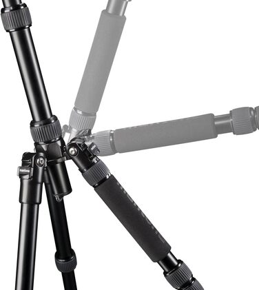 Рюкзак для камери Mantona Azurit чорний для DSLR/DSLM, до 5 об'єктивів, зі штативом, 35x26x11 см