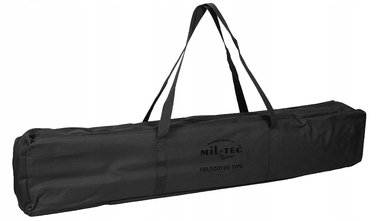 Розкладне ліжко Mil-Tec, 190 см x 65 см, чорне
