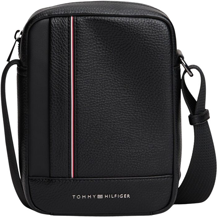 Чоловіча сумка-кросбоді Tommy Hilfiger TH Central Mini Reporter Am0am13632, чорна