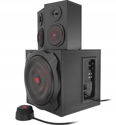 Акустична система 2.1 Genesis Helium 610BT, 60 Вт, чорна
