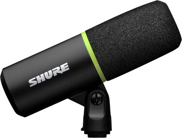 Shure MV6 USB Мікрофон для Ігор та Стрімінгу, Динамічний, USB-C, для PC Gamer та Стрімера