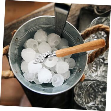 SHOWERORO 5-Piece Ice Scraper Tools for Ice Picking, Ice Breaker Device, Professional Ice Pick Tool, Ice Breaker Tool, Ice Pick for Home, Ice Crusher, Aluminum Alloy, Khaki