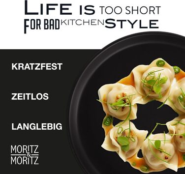 Набір посуду Moritz & Moritz NORDIC на 6 осіб (24 елементи) - набір посуду з кераміки, скандинавський дизайн, міцний, для щодня та гостей