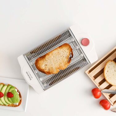 Тостер Taurus My Toast з довгим та широким слотом, пластиковий, багатокольоровий, 3 плоскі нагрівальні елементи
