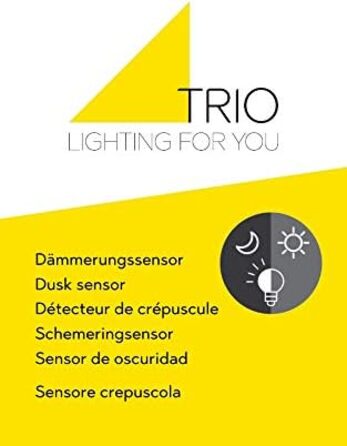Настінний світильник Trio Leuchten Sambesi, алюміній, акрил, E27, антрацит
