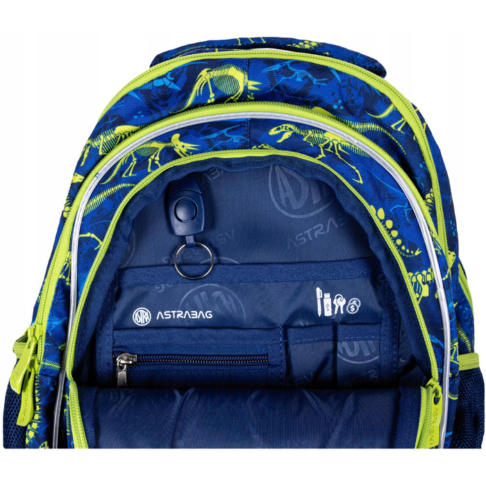 Багатофункціональний шкільний рюкзак AstraBag, синій, 20 л