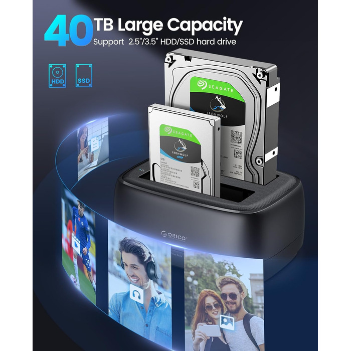 Док-станція Orico для 2 HDD 3.5