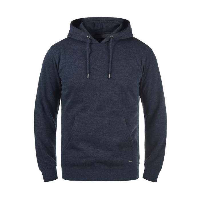 Чоловічий худі Solid SDBert з капюроном, синій меланж (Insignia Blue Melange), розмір M