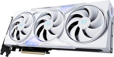 Відеокарта MSI GeForce RTX 5060 Ti Gaming Trio OC White 16GB GDDR7, PCIe 5.0, 2647 MHz