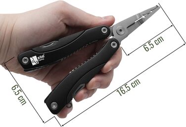 Інструмент для риболовлі Zite Fishing 12-в-1: плоскогубці, виймач гачків, ніж, інструмент для риболовлі з чохлом