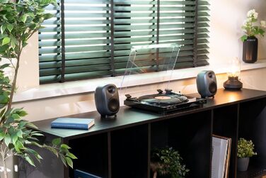 Audizio RS80 - Студійний монітор HiFi Bluetooth, 160 Вт | USB, RCA | Для геймерів та меломанів | Сірий