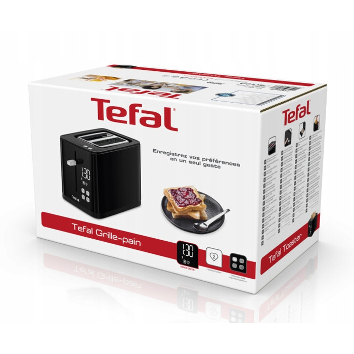 Тостер Tefal TT640810, чорний, 850 Вт
