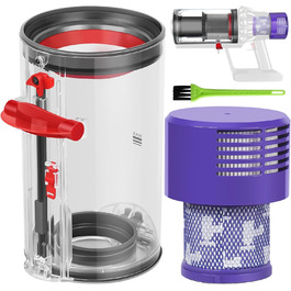 Dyson V11 V15 Dust Bin Filter Replacement Parts - Compatible with SV14, SV17, SV15, SV22, SV28 Vacuum Cleaners