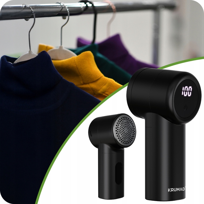 Електрична машинка для видалення катиків з одягу та светрів, USB, потужна, 6 лез