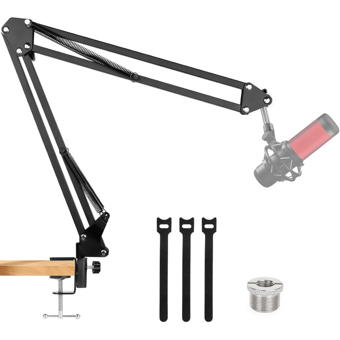 Підставка для мікрофона ChromLives Boom Arm - сумісна з HyperX QuadCast, Rode, Fifine, Blue Yeti, Razer Seiren V3 Mini - для геймінгу, стрімінгу та запису