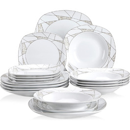 розмір: 18-ділинний посуд