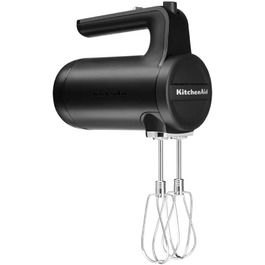 Ручний міксер Kitchenaid 5KHMB732EBM, чорний, бездротовий