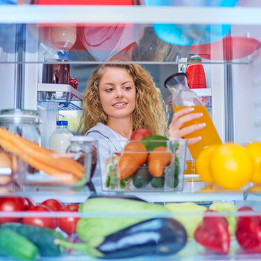 Relaxdays Refrigerator Organizer with Handles