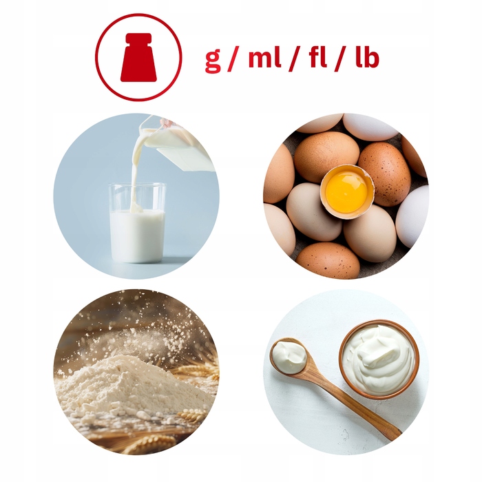 Кухонні ваги Webber EK4390, сріблястий/сірий, 5 кг