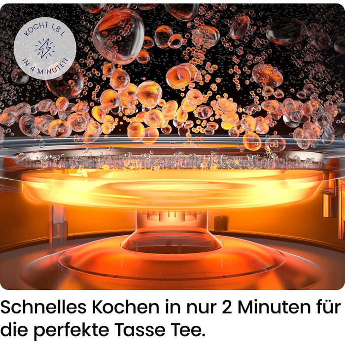 Електричний чайник Chefman 1.8L з нержавіючої сталі, 3000W, знімний кришка, автоматичне відключення, захист від сухого кипіння, фільтр з нержавіючої сталі, BPA Free, чайник з боросилікатного скла