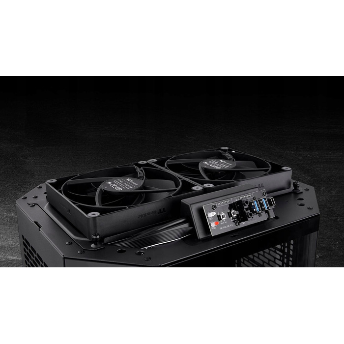 Корпус Thermaltake The Tower 300 TG Micro Tower, чорний