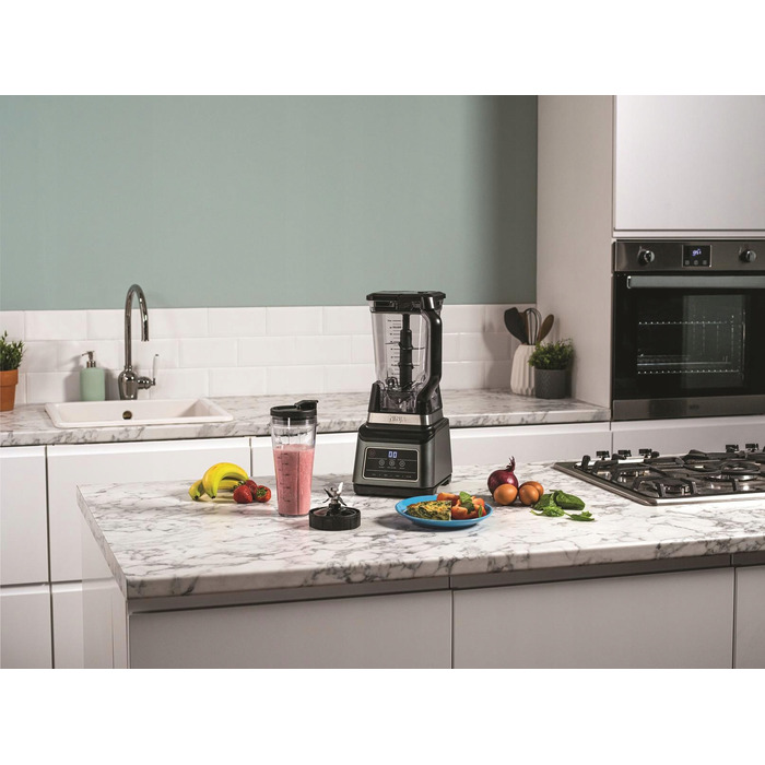 Стаціонарний блендер Ninja BN750EU, 1200 Вт, сріблястий/сірий