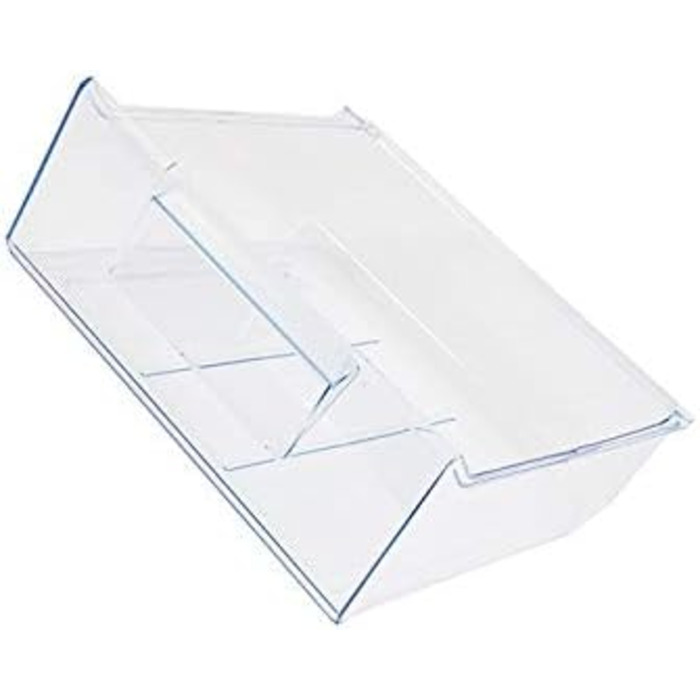 AEG Freezer Drawer, Middle/Top, 402 x 157 mm, Transparent, Plastic, for e.g. AEG, Zanussi Refrigerator / Freezer 2647017033