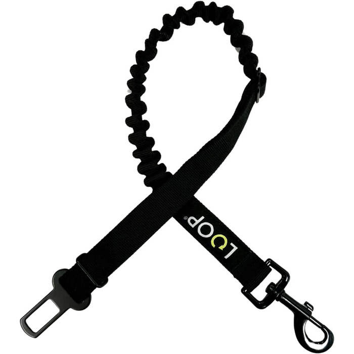 Ремінь безпеки для собак Loop на заднє сидіння авто, з карабіном, регульована довжина 60-80 см, аксесуар до килимка для собак Loop-SR1000