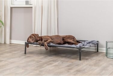 Водонепроникний собачий будиночок TRIXIE Cottage з регульованим дахом, розмір S–M (71×77×76 см), коричневий/сірий