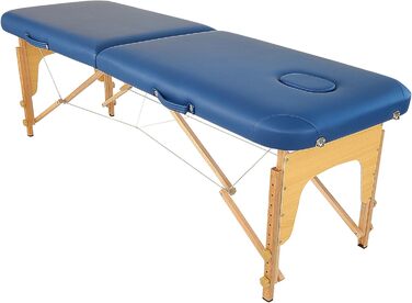 Мобільний масажний стіл Beltom® Basic 2 зони 185 x 60 см - блакитний