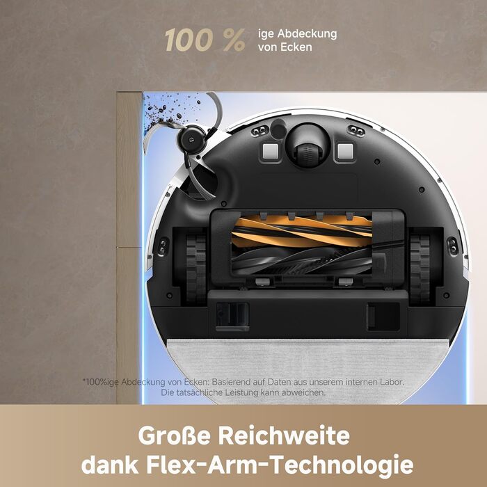 Робот-пилосос Dreame D20 Pro Plus: потужність 13000 Па, DuoBrush для шерсті тварин, очищення кутів, самостійна очистка, уникнення перешкод (LDS-навігація, лазер), суха та волога прибирання, для твердих підлог та килимів, акумулятор 5200 мАг