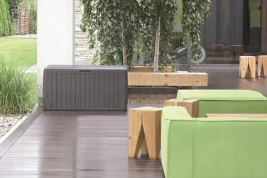 Садова скриня WOODEBOX 280л, антрацит - Prosperplast MBWL280-S433